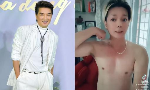 Bị Đàm Vĩnh Hưng 'dìm hàng' với loạt ảnh bụng mỡ căng tròn, Vũ Hà liền tung clip khoe cơ bắp chứng minh bạn thân sai quá sai! 