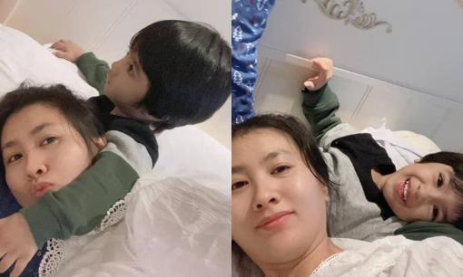 Nguyệt Ánh 'Cổng mặt trời' hiếm hoi khoe con trai lai Ấn Độ cao lớn phổng phao và đáng yêu