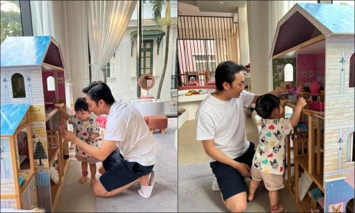 Cưng 'con gái rượu' như Cường Đô La, sắm đồ chơi 'size đại' cực xịn xò sẵn sàng làm mẫu cho 'ái nữ'