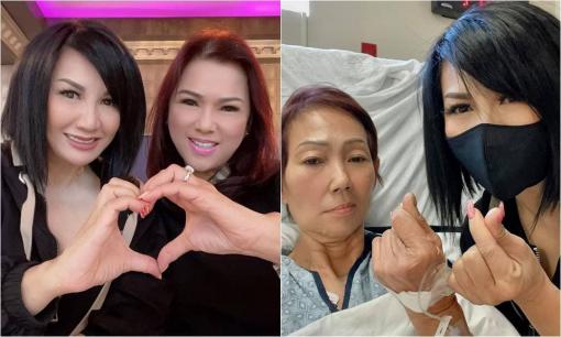 Vợ cố nghệ sĩ Chí Tài đến thăm Kim Anh, nữ ca sĩ gửi lời cảm ơn đầy xúc động