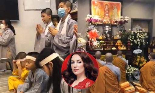 Các con nuôi và gia đình cúng 49 ngày cho Phi Nhung tại nhà riêng, fan ở Đài Loan cũng làm điều đặc biệt này cho cố ca sĩ