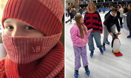 Lâu không gặp, tiểu thư nhà Becks lớn phổng, ra dáng thiếu nữ khi đi chơi cùng chị dâu tương lai 