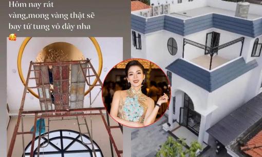 Lệ Quyên 'chơi lớn' khoe dát vàng bên trong biệt thự, nhìn thoáng đã thấy giá triệu đô