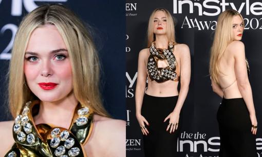 Mỹ nhân 'Tiên hắc ám' Elle Fanning chiếm trọn spotlight khi diện dây xích đính kim cương 'o ép' vòng một, vừa gợi cảm vừa xinh như thiên thần