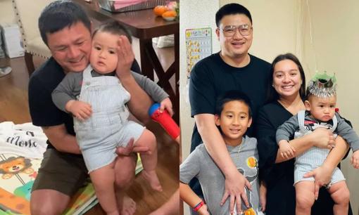 Bố Wendy hiếm hoi xuất hiện trong tiệc thôi nôi của cháu ngoại, con gái Phi Nhung tiết lộ nhóc tỳ 'nối nghiệp với bà'