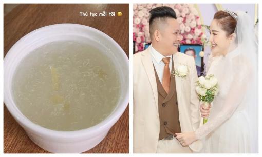 Bảo Thy khoe món ăn bổ dưỡng được ông xã đại gia chăm sóc sau khi hạ sinh quý tử