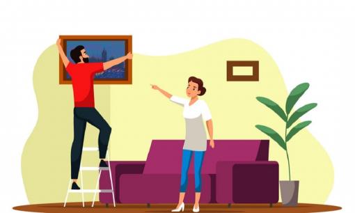 Bật mí cách treo tranh chuẩn giúp 'lột xác' không gian nhà bạn! Tại sao nên treo tranh theo quy tắc 57 inch?  