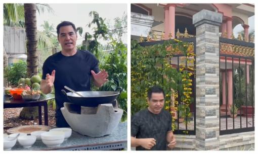 Trung Dũng lần đầu khoe cơ ngơi hoành tráng tại quê nhà