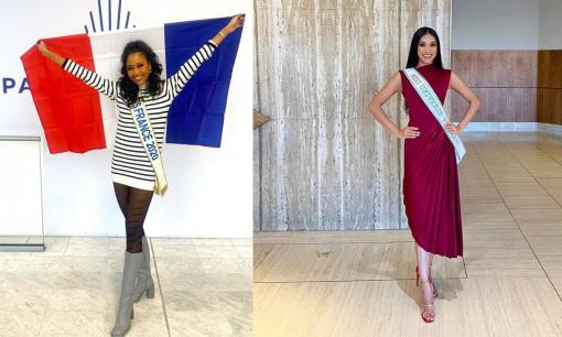 Hoa hậu Hoàn vũ Pháp bị Covid-19 khi vừa đến dự thi Miss Universe 2021, fans lo lắng cho Kim Duyên