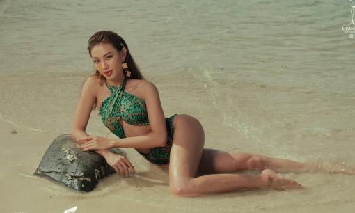 Thùy Tiên chiến thắng phần thi mặc áo tắm đẹp nhất tại Miss Grand International 2021