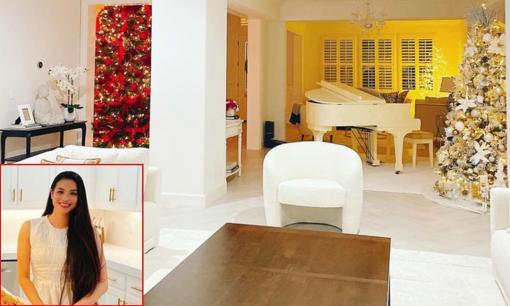 Khám phá không gian bên trong biệt thự mới của Hoa hậu Phạm Hương tại Mỹ 