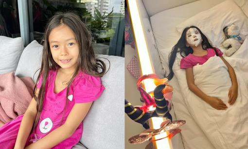 Đoan Trang chia sẻ khoảnh khắc công chúa lai tây phục vụ spa tại gia cho mẹ, nhưng hành động sau đó khiến phụ huynh 'ngã ngửa'