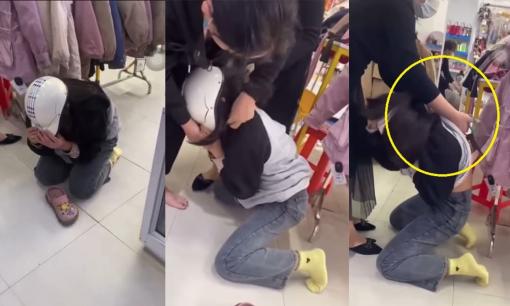 Cộng đồng mạng phẫn nộ cảnh cô bé 16 tuổi bị chủ shop cắt tóc, cắt áo và đòi 15 triệu vì ăn trộm chiếc váy, đã quỳ khóc xin tha nhưng vẫn bị đánh đập
