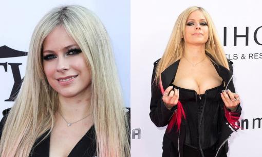 Avril Lavigne khoe nhan sắc không thay đổi sau 20 năm, màn phanh áo khoe vòng một căng tràn chiếm trọn spotlight thảm đỏ