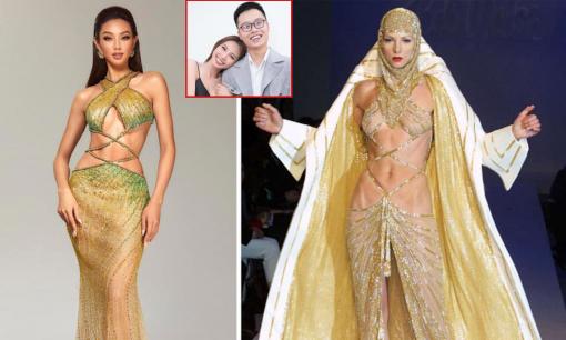 Trang phục Thùy Tiên mặc khi đăng quang Miss Grand International 2021 bị nghi 'đạo nhái', phía nhà thiết kế nói gì?