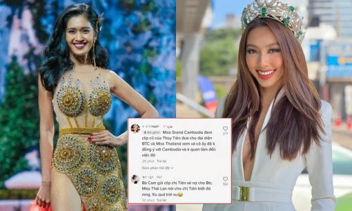 Thùy Tiên bị mỹ nhân Campuchia 'chơi xấu' trước giờ G Chung kết Miss Grand International 2021