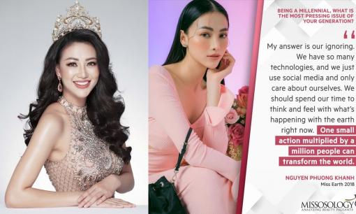 Missosology nhắc đến Phương Khánh - Hoa hậu Trái Đất 2018: 'Chính cô ấy đã tạo nên lịch sử đầu tiên cho Việt Nam'