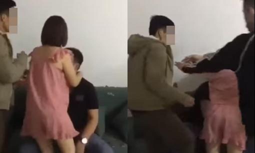 Bị chồng đánh ghen, người vợ lấy thân mình che chắn, bảo vệ nhân tình