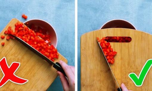 Lỗ nhỏ trên thớt gỗ - hóa ra nhiều người chưa biết hết tính năng sử dụng của nó và loạt mẹo hữu ích trong nhà bếp