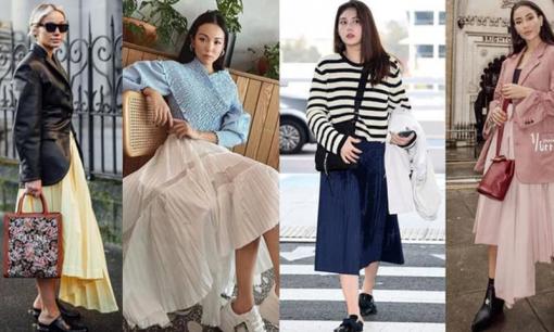 Làm thế nào để mặc chân váy xếp ly nhìn ưng mắt trong mùa đông? Đây là những cách mix cực ngọt ngào và thời trang