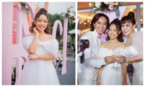 Con gái Việt Hương hiếm hoi trang điểm lên đồ khiến ai nấy giật mình vì visual 'đỉnh của chóp'