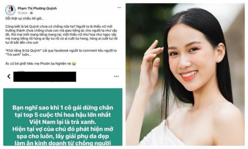 Top 5 Hoa hậu Việt Nam 2020 Phạm Thị Phương Quỳnh lên tiếng khi bị nghi là 'trà xanh' trong drama đang lan truyền