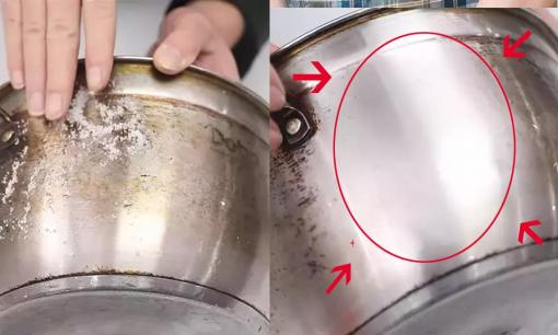 Giờ tôi mới biết tẩy sạch vết ố vàng trên nồi inox chỉ đơn giản như vậy, chỉ một mẹo nhỏ là lại trắng sáng như mới! 