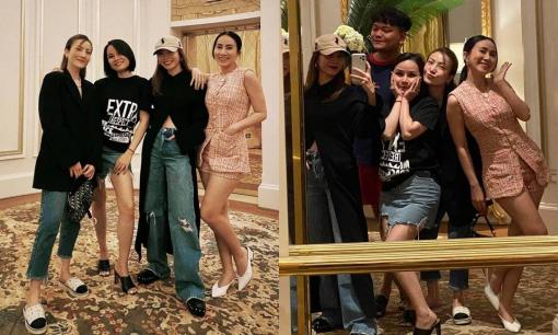 Nhóm Mây Trắng hội ngộ ăn uống vui vẻ ngày đầu năm mới, Thu Thủy vắng mặt