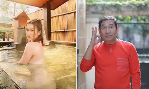 Diễn viên Hương Giang đăng ảnh 'tắm tiên', danh hài Quang Thắng bình luận bất ngờ