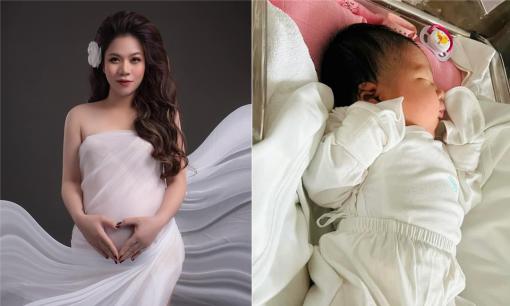 Ca sĩ Mỹ Dung sinh con thứ ba, em bé nặng hơn 4,1 kg