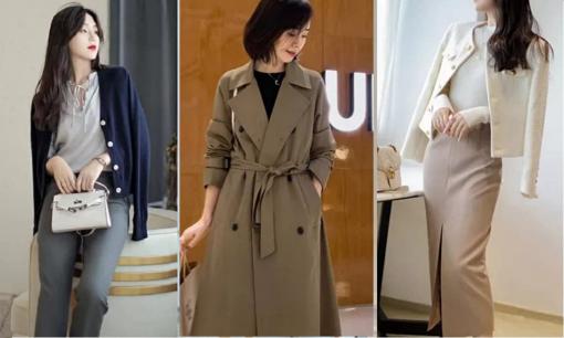 Phụ nữ sành điệu: bớt mặc áo len + quần legging ở nơi làm việc. Học cách mặc đẹp của những phụ nữ như thế này: cao cấp và quyến rũ!