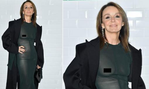 Sao phim 'Emily in Paris' 58 tuổi bị chỉ trích khi mặc đồ xuyên thấu lộ nguyên vòng một không nội y