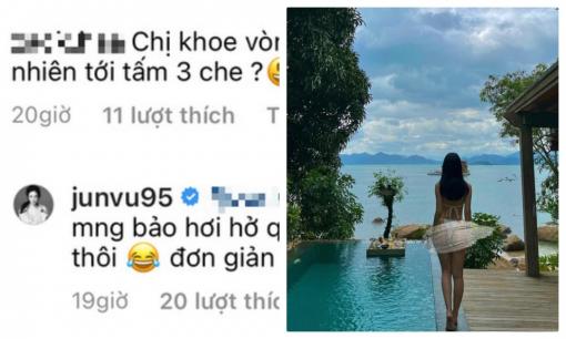Jun Vũ tung ảnh khoe vòng 3 hừng hực, ai dè lại che chắn một bức ảnh vì nguyên nhân không ai ngờ
