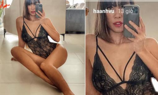 Diện nội y xuyên thấu, siêu mẫu Hà Anh bị soi lỗi chỉnh ảnh quá đà