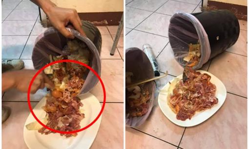 Cặp vợ chồng bị cư dân mạng chỉ trích vì hành động phản cảm khi đưa con đi ăn buffet