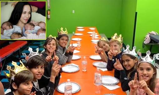 Người phụ nữ 46 tuổi đã sinh 6 người con nhưng sau đó mang thai 8 đứa trẻ cùng lúc