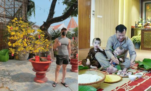 Cận cảnh không khí đón Tết của các Shark: Shark Khoa 'mua mai về cho mẹ'; Shark Việt ngồi bệt gói bánh chưng với cháu
