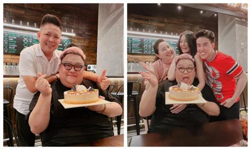 Ông xã Bảo Thy hiếm hoi xuất hiện trong tiệc sinh nhật bạn thân của vợ, nhất quyết không chung khung hình với bà xã