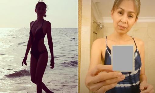 Vợ cũ Huy Khánh hiếm hoi đăng ảnh diện áo tắm sau khi lộ dung mạo già nua, kém sắc ở tuổi U50