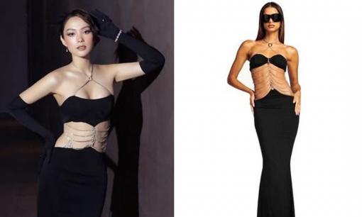 Minh Hằng vướng nghi vấn mặc váy nhái