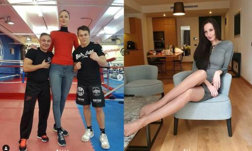 Người đẹp Nga có đôi chân dài tới 1,3 mét! Cô ấy thích mặc đồ mỏng và ghét nói chuyện chiều cao, ở tuổi 32, không một người đàn ông nào dám lấy