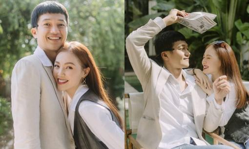Vợ chồng Quang Tuấn và Linh Phi trốn bé Gạo chụp ảnh 'tình bể bình' ngày Valentine