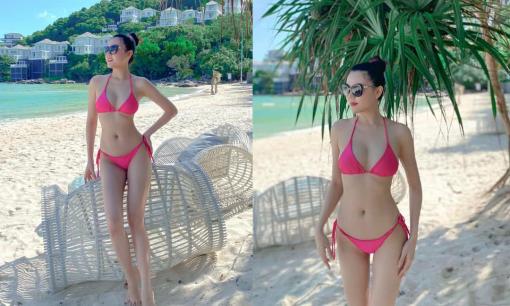 'Nữ hoàng sắc đẹp' Ngọc Duyên hiếm hoi tung ảnh bikini hậu tin đồn ly hôn chồng đại gia