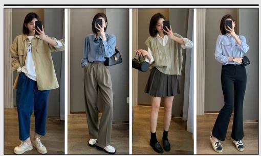 Áo sơ mi là trang phục không thể thiếu trong mùa xuân để tôn lên nét thanh lịch