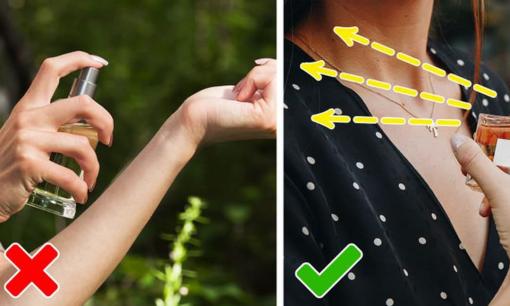 Xịt nước hoa lên tóc, cổ tay hay dưới tai mới là đúng? điều tưởng chừng đơn giản mà rất nhiều người làm sai 
