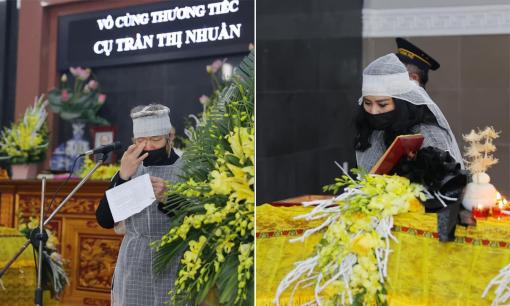 Diva Thanh Lam đau buồn trong đám tang mẹ chồng tương lai