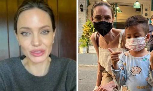 Được mệnh danh huyền thoại nhan sắc Hollywood nhưng Angelina Jolie lại bị mất điểm trầm trọng vì làn da gân guốc đáng sợ