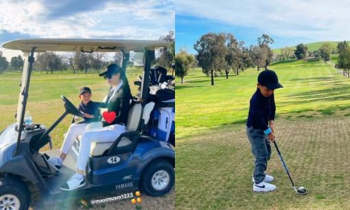 Đúng chuẩn thiếu gia sinh ra từ hào môn, quý tử 3 tuổi của Phạm Hương bộc lộ thú chơi xa xỉ khó ai bì