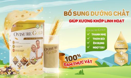 Ra mắt sữa hạt Ovisure Gold - Sữa hạt xương khớp 100% đạm thực vật đầu tiên tại Việt Nam