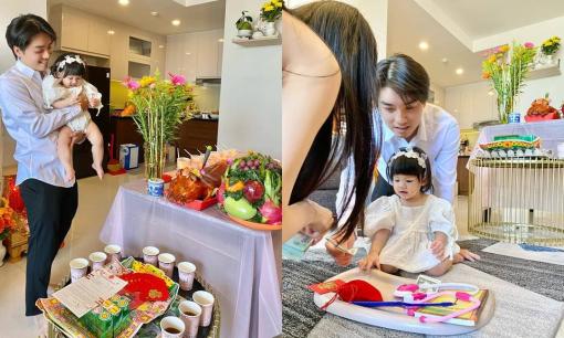 Ngọc Trai 'Kính vạn hoa' cùng bà xã tổ chức sinh nhật 1 tuổi giản dị cho con gái thứ 2, xúc động tâm thư của nam diễn viên gửi nhóc tỳ